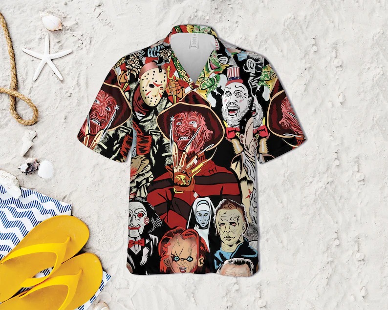 Horror Squad Tropical Hawaiian Shirt 1