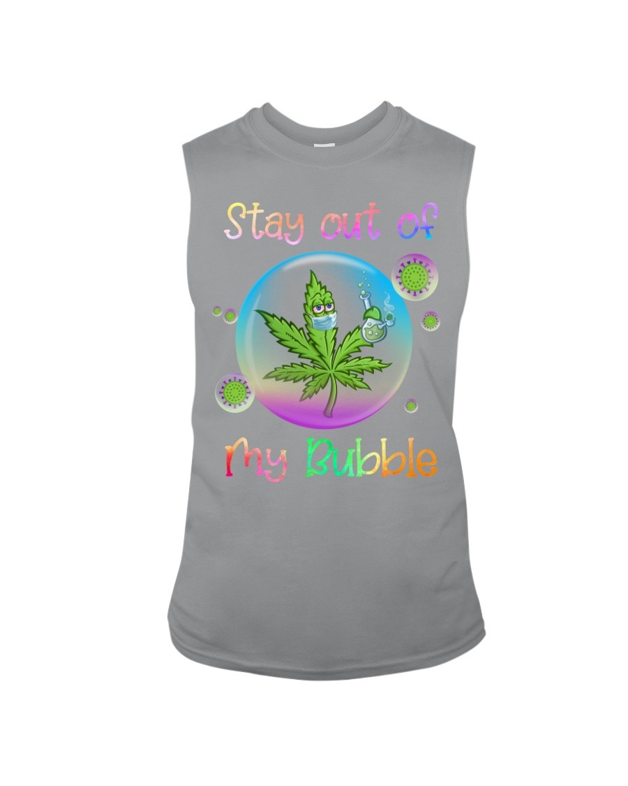 Cannabis stay out of my bubble tank top