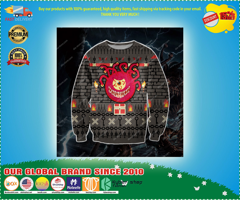 BEHOLDER UGLY CHRISTMAS SWEATER 2