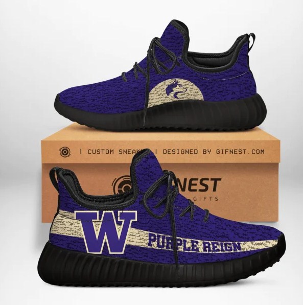Washington Huskies Purple Reign Yeezy Sneaker