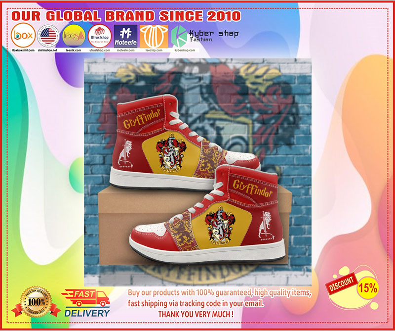 Harry Potter Gryffindor high top sneaker shoes 4