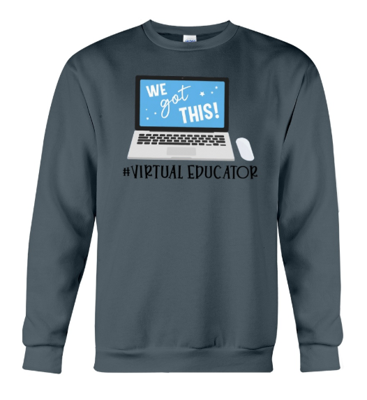 We got this virtual educator sweater