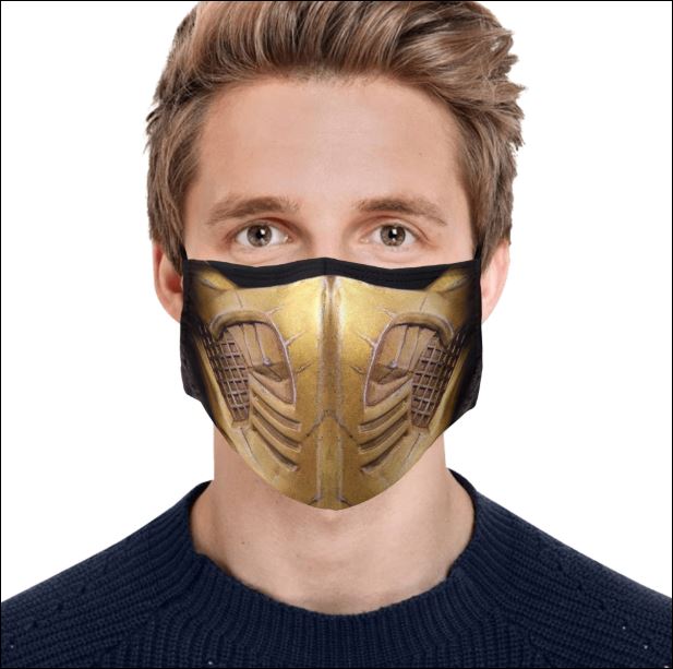Scorpion Mortal Kombat face mask