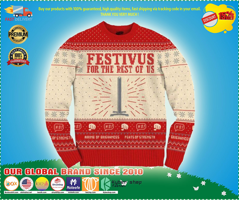Seinfeld Festivus For The Rest Of Us Christmas Sweater 1