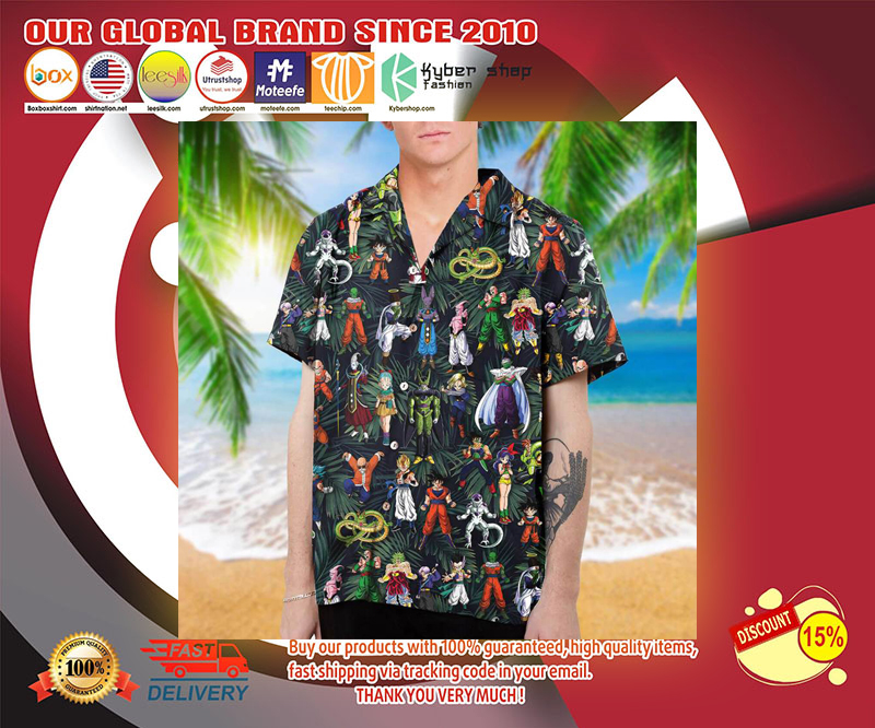 Dragon Ball hawaiian shirt 3