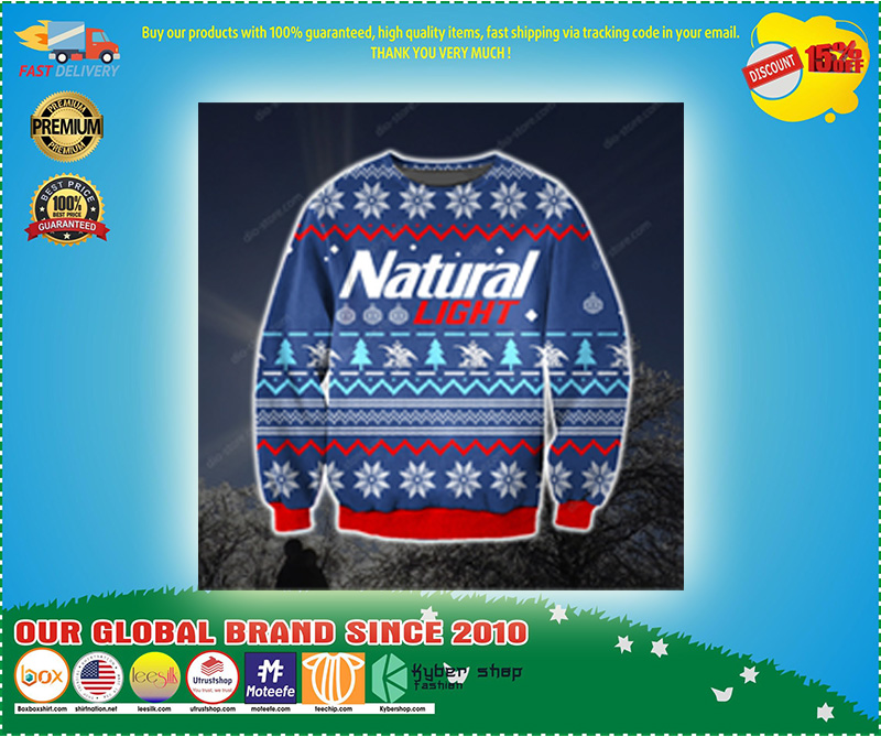 NATURAL LIGHT UGLY CHRISTMAS SWEATER 2