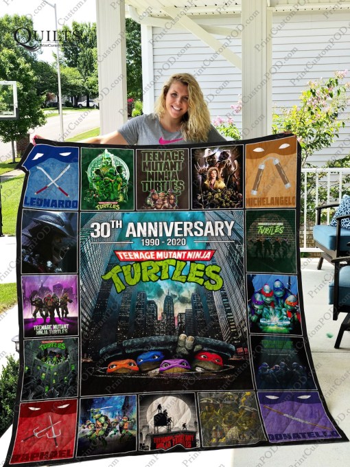 Teenage Mutant Ninja Turtles 30th Anniversary Quilt Blanket