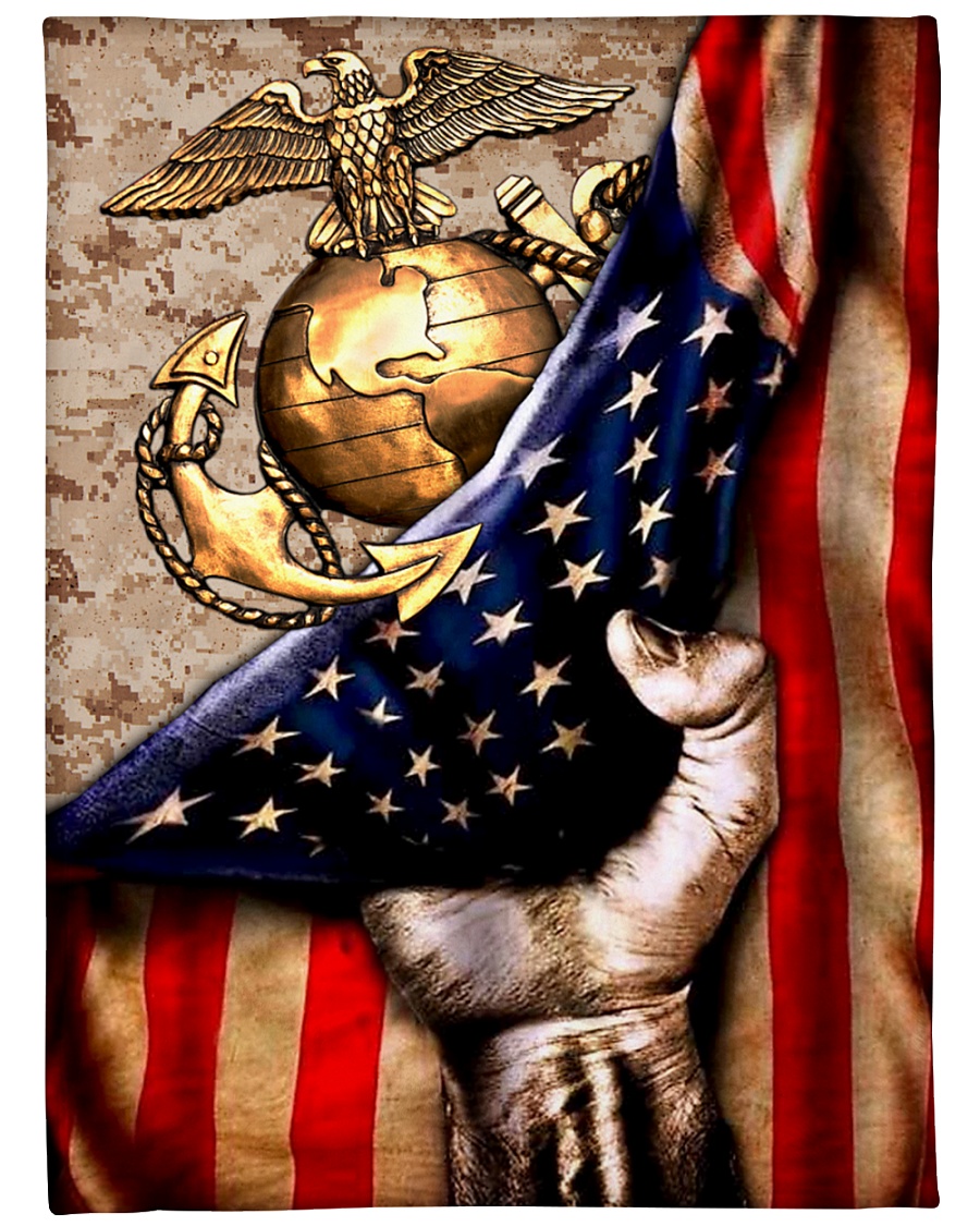 United States Marine Corps Flag Blanket – mytea