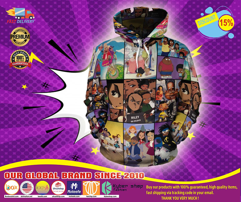 Black Cartoons 3D HOODIE1