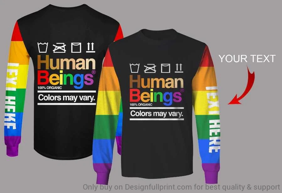 LGBT Human beings colors may vary US 3d hoodie and sweatshirt