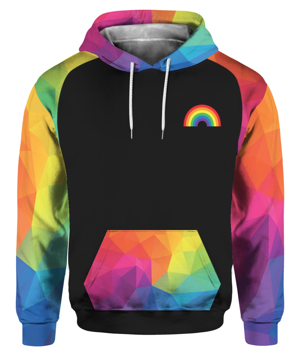 LGBT pride american flag 3d hoodie