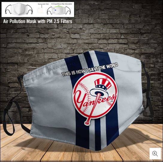 New York Yankees this is how i save the world face mask – dnstyles