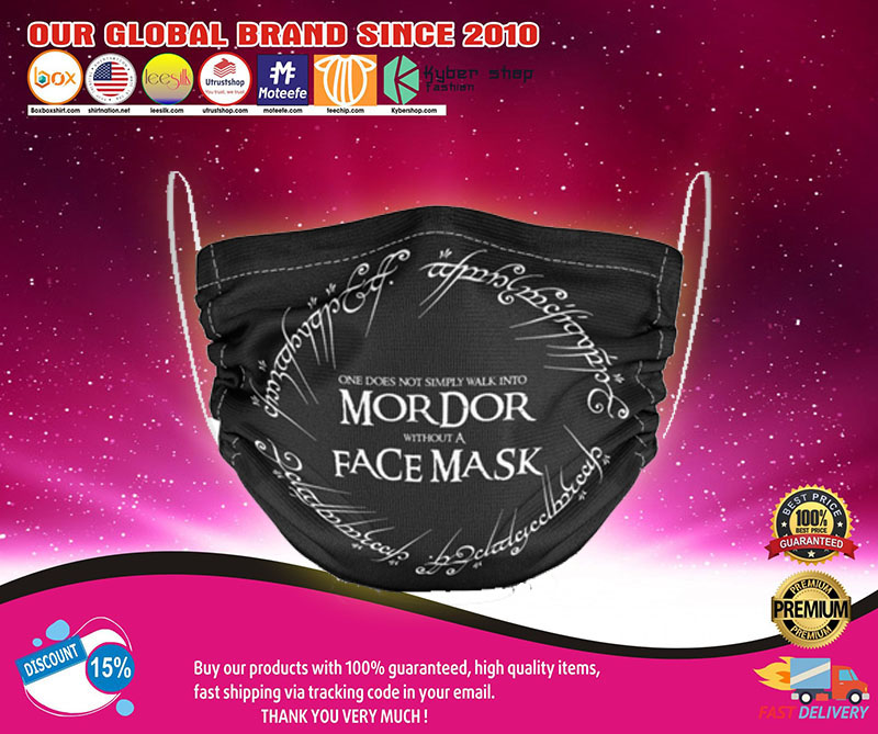 One does not simply walk into mordor without a face mask1