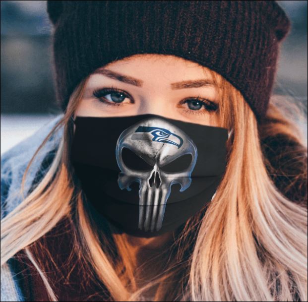 Seattle Seahawks The Punisher face mask