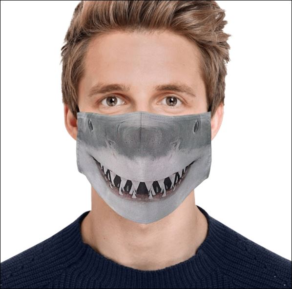 Shark mouth face mask