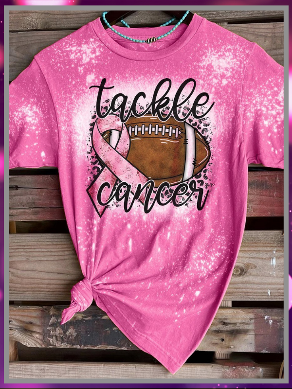 Tackle Cancer rugby 3d shirt