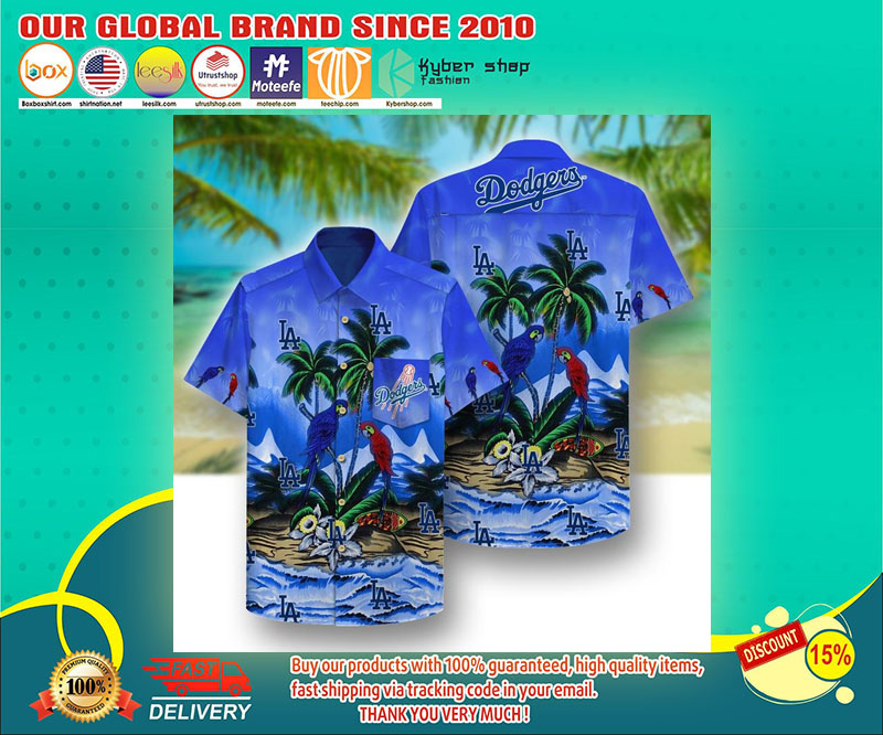 Los Angeles dodgers hawaiian shirt 3