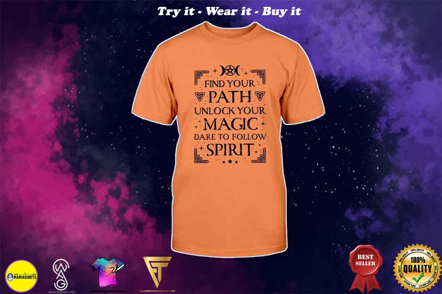 [special edition] halloween find your path unlock your magic dare to follow spirit shirt – Maria