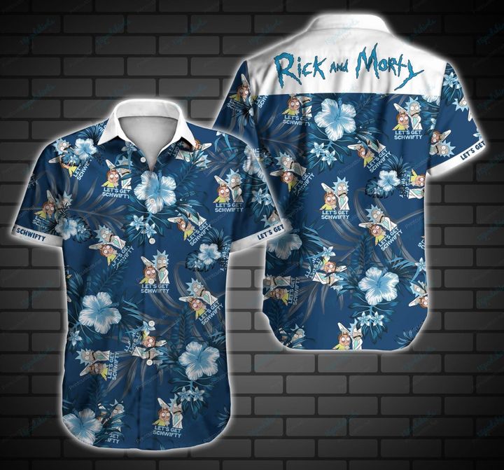 Let’s get schwifty rick and morty hawaiian shirt – LIMITED EDITION