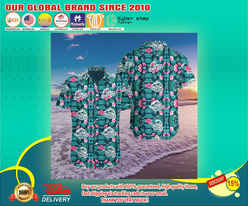 Jurassic park 3d hawaii shirt 1