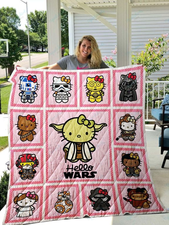 Star Wars Hello Kitty Characters Quilt