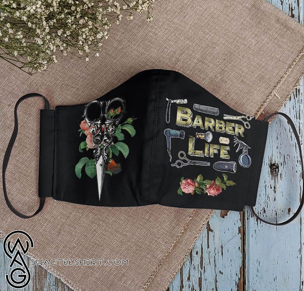 Floral baber life anti-dust face mask