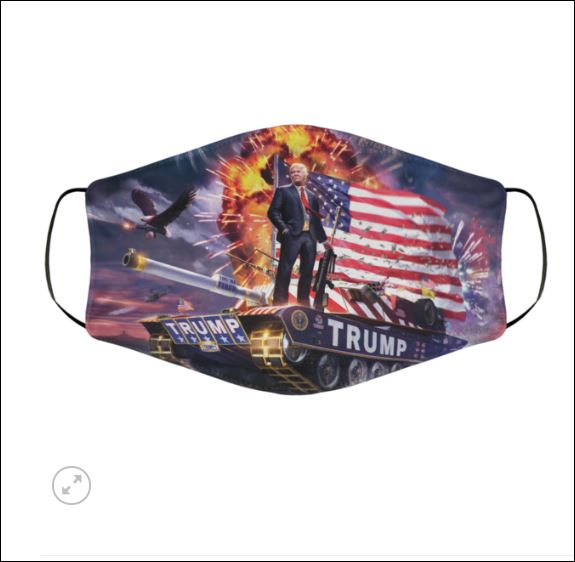 Trump tank face mask