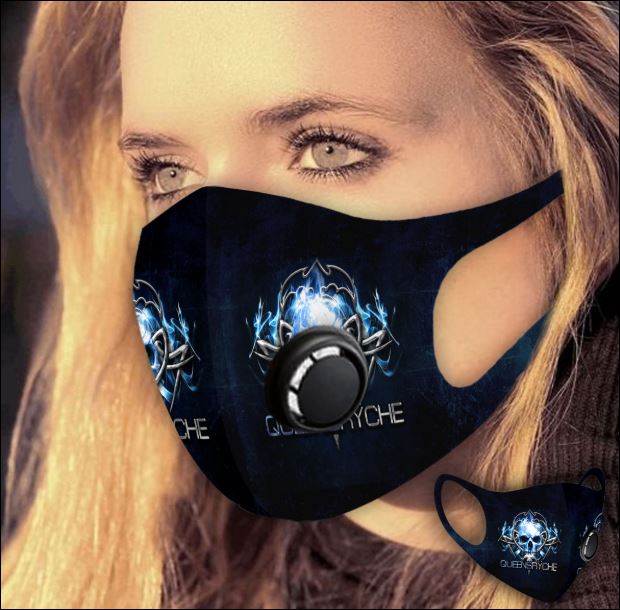 Queensrÿche filter activated carbon face mask 1