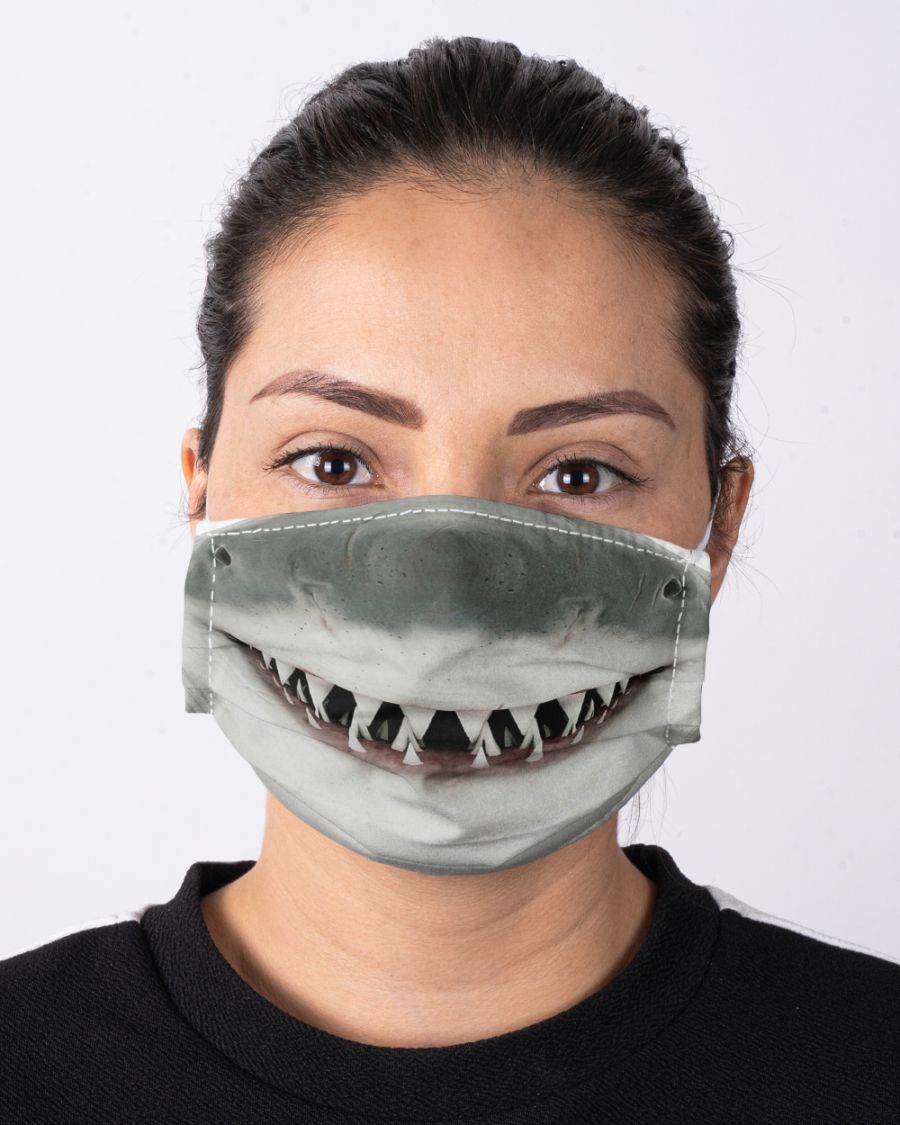 Shark lover face mask
