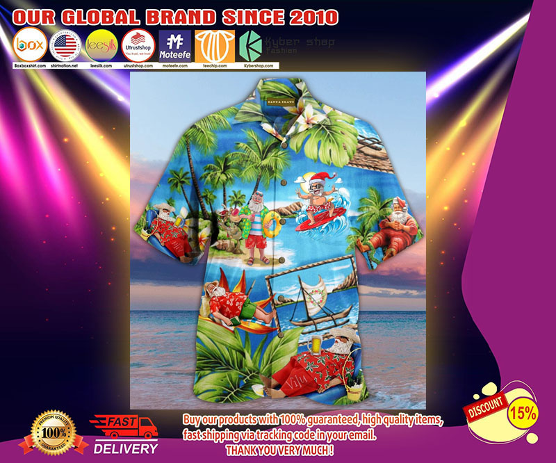 Santa Claus hawaiian shirt 2