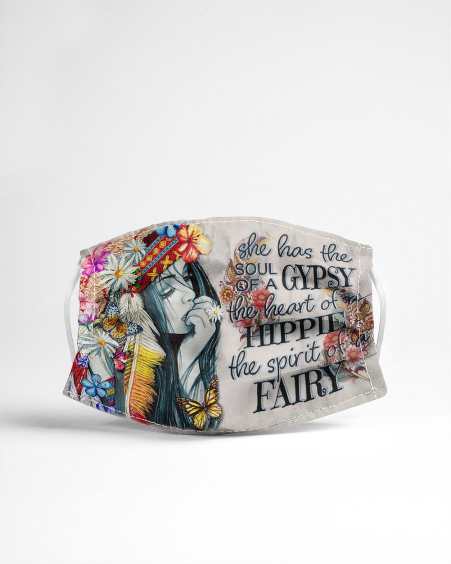 Gypsy hippie fairy face mask