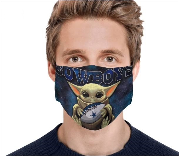 Baby Yoda hug Dallas Cowboys face mask – dnstyles