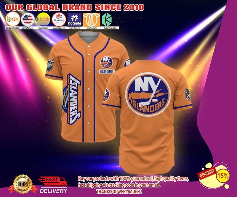 New York Islanders baseball jersey shirt 2