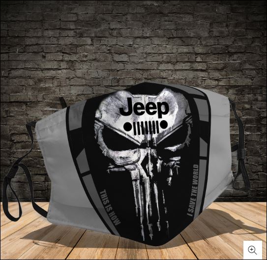 Skull Jeep this is how i save the world face mask – dnstyles