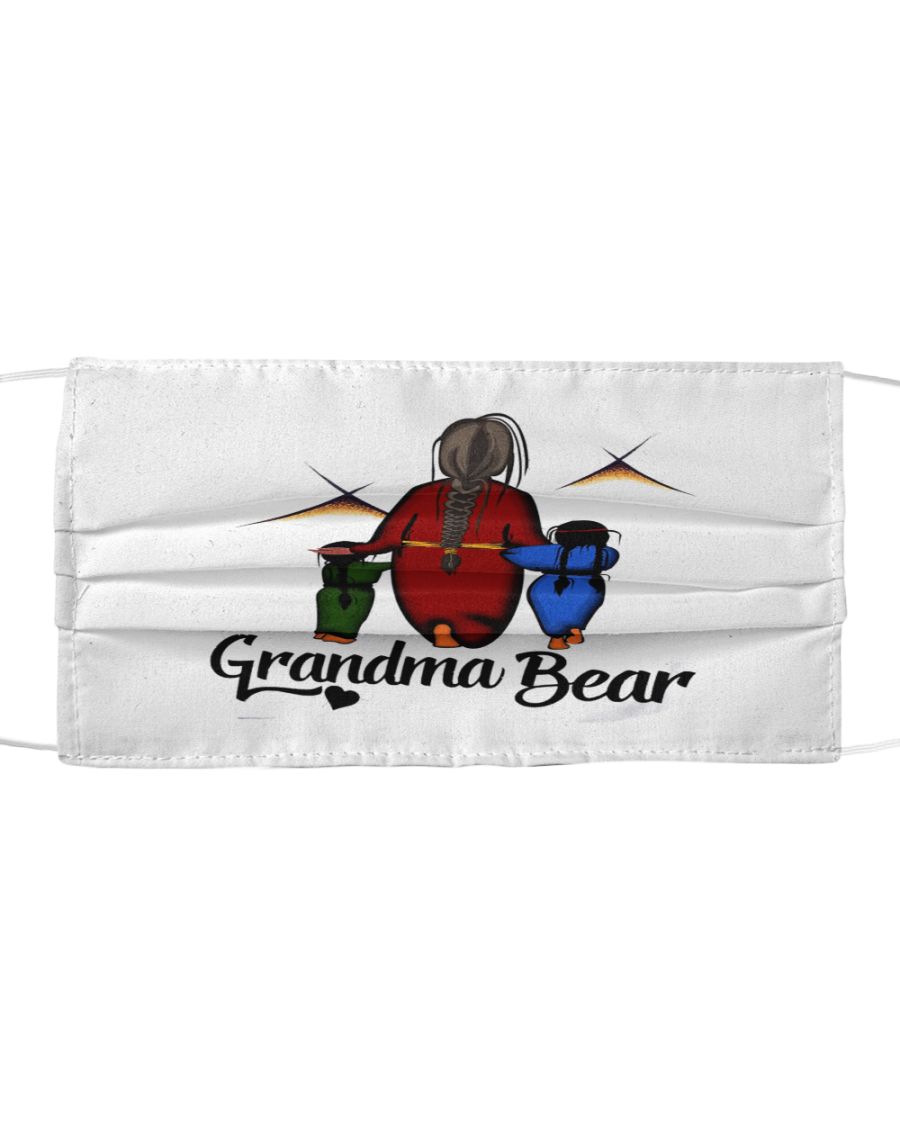 Grandma bear 3d face mask