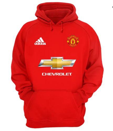 Manchester United Players Names Signature Print 2 Sides hoodie - front