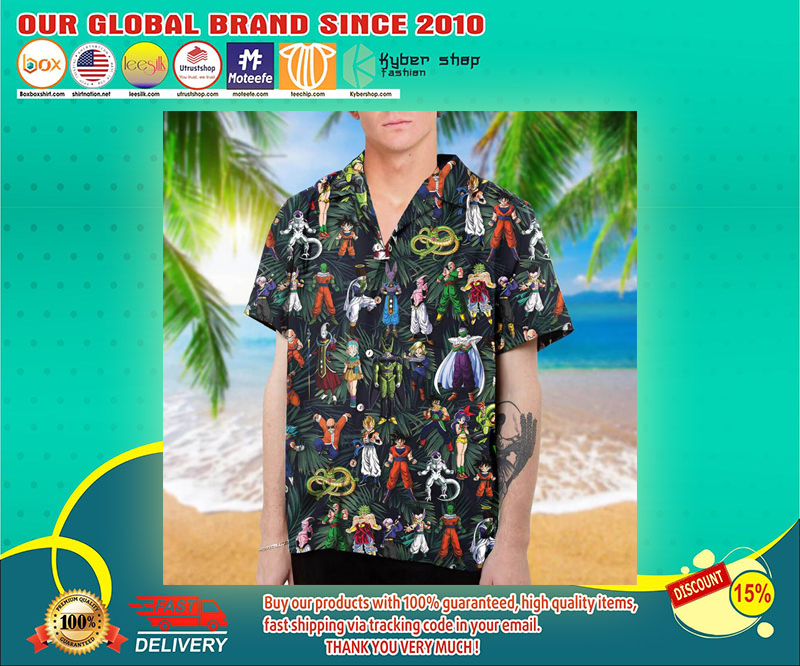 Dragon Ball hawaiian shirt 4