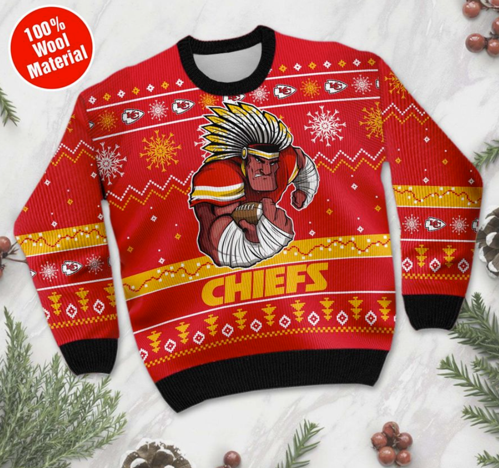 Kansas City Chiefs ugly sweater 1