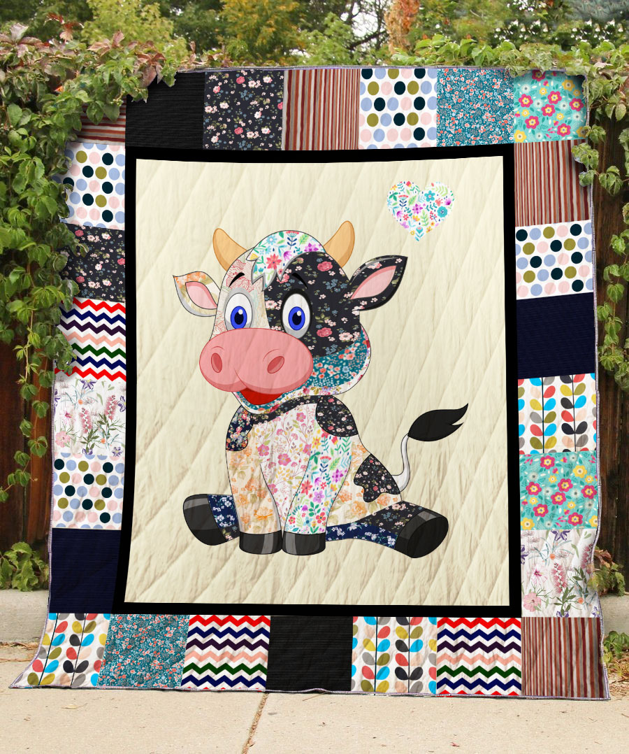 Farm life cow quilt – maria