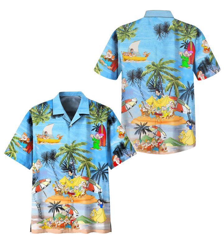 Snow White and the Seven Dwarfs hawaiian shirt – Teasearch3d 120821