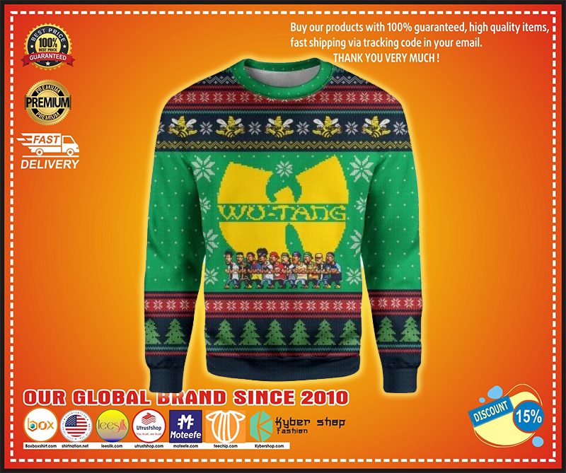 Wu tang christmas 3d sweatshirt 3