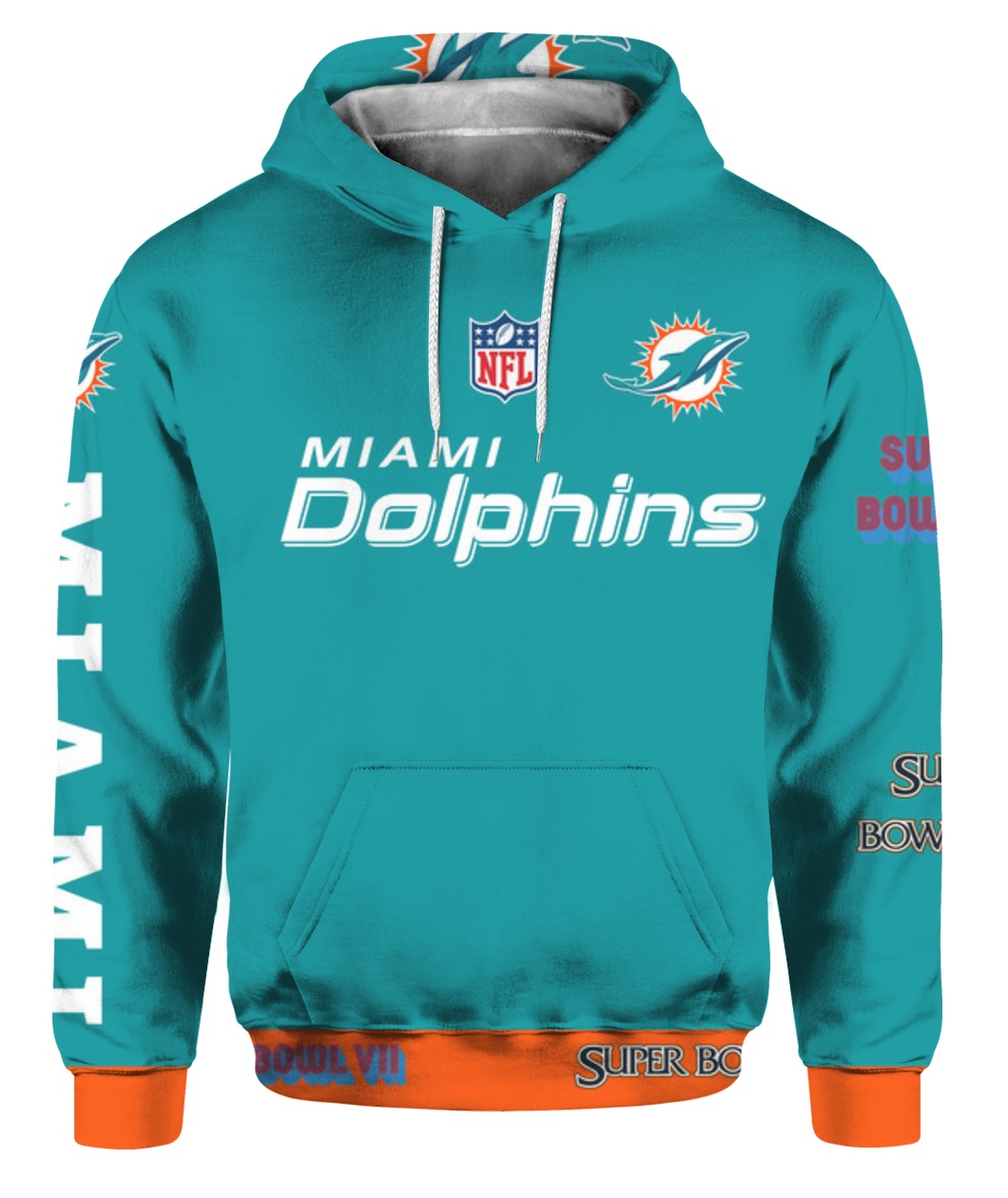 Stand for the flag kneel for the cross miami dolphins all over print hoodie