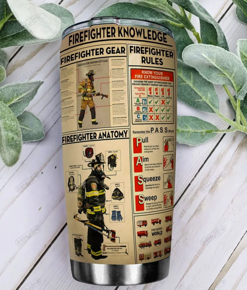 Personalized firefighter knowledge tumbler - dnstyles