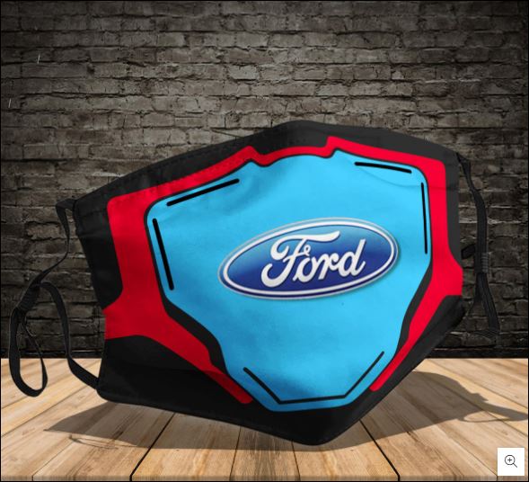 Ford logo face mask