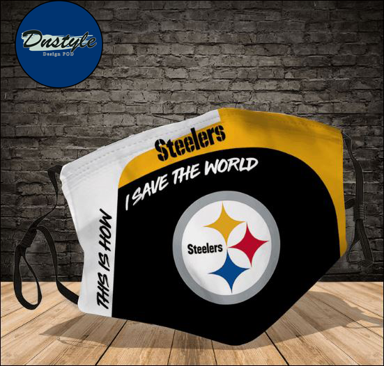 Pittsburgh Steelers this how i save the world face mask – dnstyles