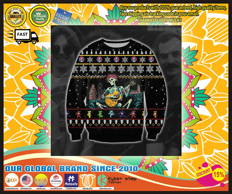 GRATEFUL DEAD UGLY CHRISTMAS SWEATER 3