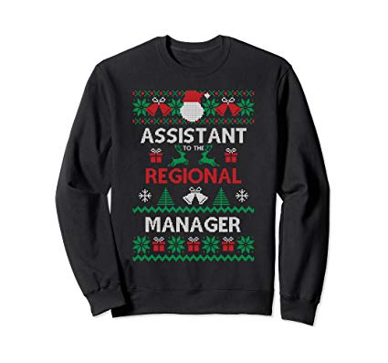 Assistant To The Regional Manager Office Ugly Christmas Gift sweater – tml