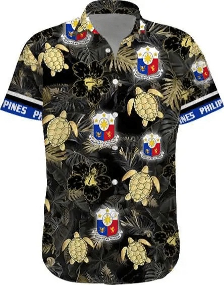Philippines Floral Short Sleeve Hawaiian Shirt 1