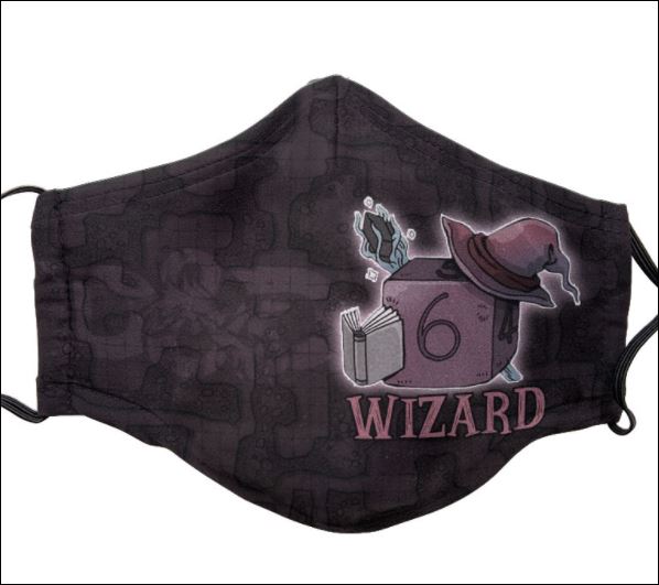 Dungeons And Dragons Wizard face mask