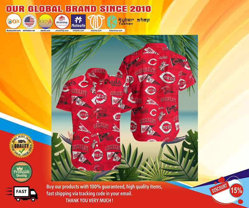 Cincinnati reds hawaiian shirt2
